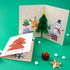 [ARTSAM] DIY Waben-Weihnachtsbaum-Pop-Up-Kartenset (4 Personen) – Einfach herzustellendes Kunst- und Bastelzubehör für einzigartige Kreationen 